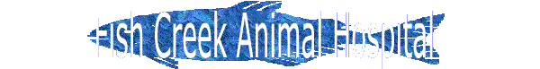 The fishCreek animal hospital logo